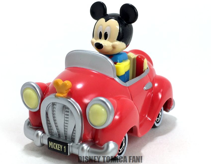 レビュー ミッキーマウスの車 フィギュア付き 21バースデーver ディズニービークルコレクション ディズニートミカfan